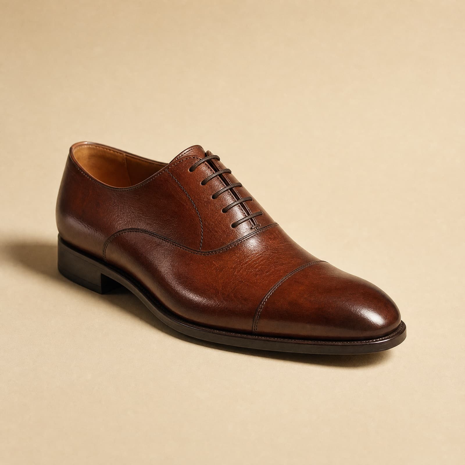 Oxford Cemented — The entry point into a closed-lacing dress shoe.