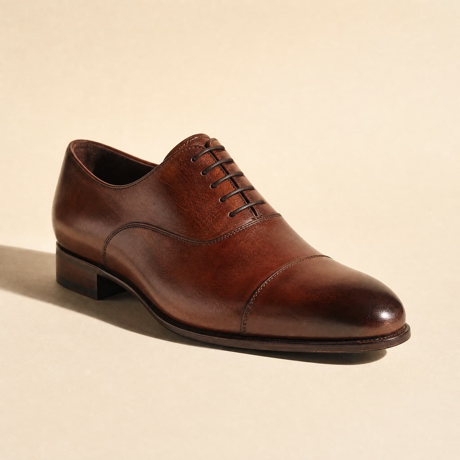 Oxford Blake — One stitch line through the sole. Thinner, softer, closer to the ground.