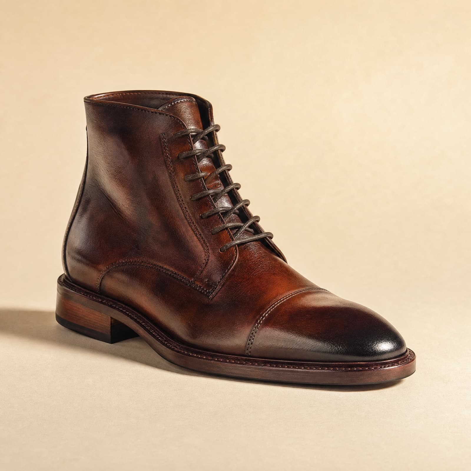 Boot Museum Calf, three-quarter view