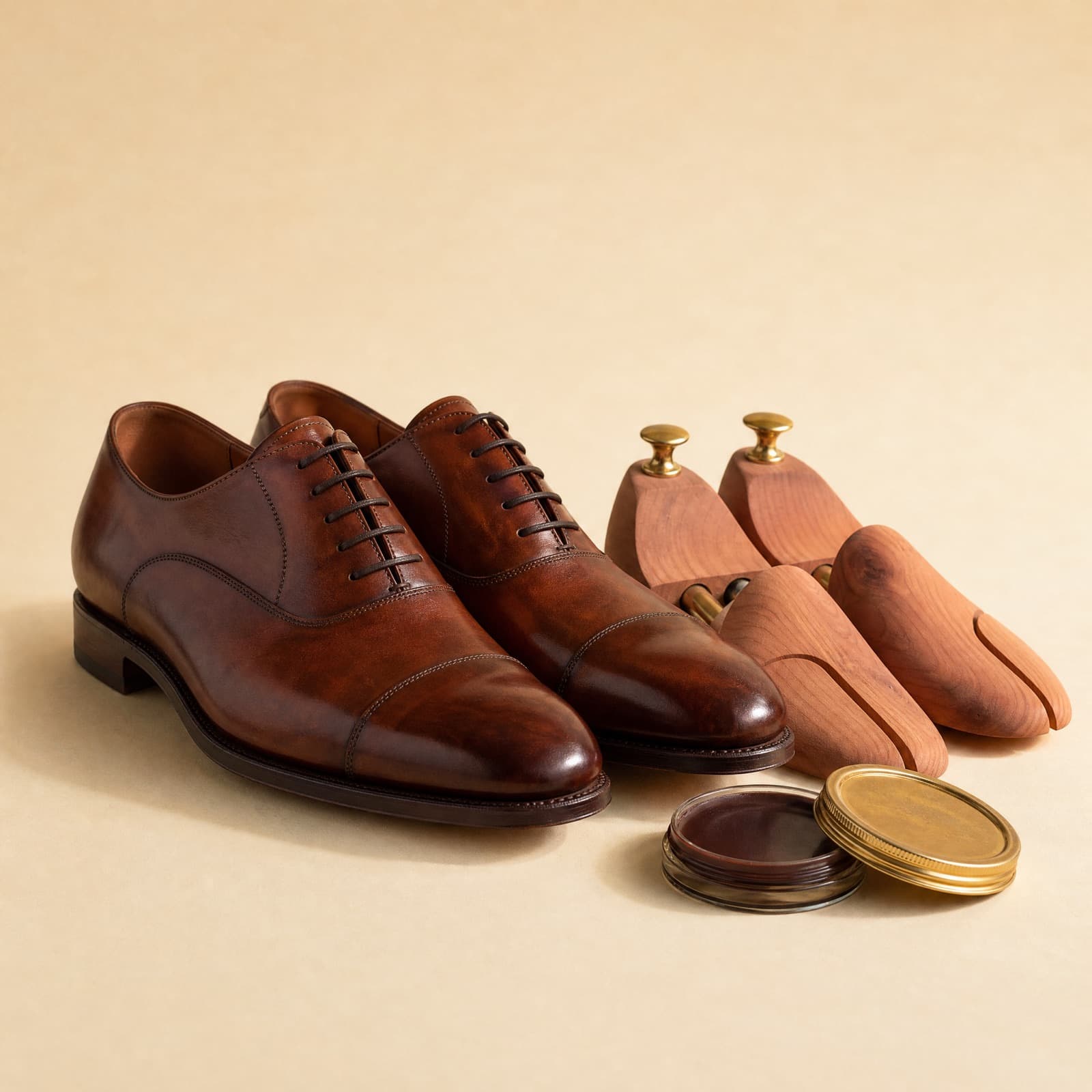 First Pair Set — Oxford Cemented, cedar trees, basic care kit.